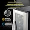 Schmck Schmecke 12 Bottle Compressor Wine Refrigerator, Freestanding Wine Cooler with Lock, Stainless Steel SHMFWCC121LSS - alternate 5