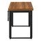Homeroots Adjustable Brown and Black Wood and Metal Sled Computer Desk 490014 - alternate 6