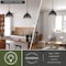 Vaxcel Sheffield 1L 15-in. W Dark Bronze and Gray Farmhouse Dome Pendant Light P0368 - alternate 3