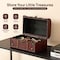 Vintiquewise Decorative Vintage Wood Treasure box - Wooden Trunk Chest with Handle QI003004.SO - alternate 5