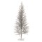 Homeroots 4' Silver Tinsel Sparse Pine Christmas Tree 633717 - alternate 1