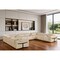 Homeroots Beige Italian Leather Power Reclining U Shaped Twelve Piece Sectional With Console 634659 - alternate 9