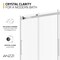 Anzzi Stellar 51 to 54 in. x 76 in. Sliding Frameless Shower Door in Polished Chrome with Tempered Glass SD-FRLS05903CH - alternate 7