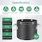 Ipower InfiniPower 5 Gallon Plant Grow Bags, 400G Thick Nonwoven Fabric Pots, 5PK GLGROWBAG5X5GRY - alternate 5