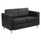 Office Star Atlantic Loveseat, Black ATL52-R107 - alternate 1