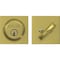Schlage Collins Satin Brass Single Cylinder Deadbolt B60 608 COL - alternate 4