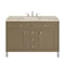 James Martin Vanities Chicago 48" Single Vanity, Walnut Whisper, w/ 3 CM Tajnar Eclos Top 503-V48-WLW-3TJR - alternate 1