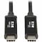 Eaton EATON Thunderbolt 3 Passive Cable M/m, 20 Gbps, 5a 100w Power Delivery, 4k/60 Hz MTB3-01M5-5A-B - alternate 1