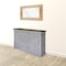 Homeroots 62" Gray Solid Wood Nine Drawer Triple Dresser 524549 - alternate 3