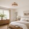 Vaxcel Abbotsford 2-Light Semi-Flush Ceiling Light, Bright Gold, White Linen and Rattan Drum, 16-In. C0375 - alternate 6