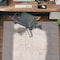 World Rug Gallery Beige Vintage Washable Rug - Low Pile, Subtle Pattern for Neutral Spaces 4 ft x 6 ft WR173BEIGE4X6 - alternate 1