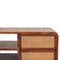 Homeroots 43in Brown Solid Wood Enclosed and Open Storage TV Stand 719197 - alternate 5
