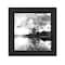 Homeroots Lakeside Pines Black Framed Print Wall Art 529599 - alternate 1