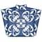 Homeroots 5" X 5" Wedgwood Blue And White  Peel And Stick Removable Tiles 390889 - alternate 2