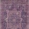 Homeroots 8' X 10' Eggplant Medallion Washable Indoor Outdoor Area Rug 608013 - alternate 6