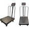 Selleton Scales Bench Scale with Backrail & Wheels, 24 in x 24 in SL-915-BW-24X24 - alternate 2