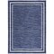 Homeroots 7' X 10' Navy Blue And Ivory Indoor Outdoor Area Rug 569892 - alternate 6