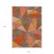 Homeroots 3' X 5' Rust Gray And Pink Geometric Washable Indoor Outdoor Area Rug 600390 - alternate 7