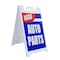 Signmission Used Auto Parts, A-Frame & 2 Decals Installed, Heavy-Duty Plastic Frame SBHD-D-2436-Used Auto Parts - alternate 1