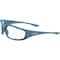 Ironwear Premium Anti Fog Metal Detectable Safety Glasses w/ UV Protection, Blue, Clear 3097-BL-C/A-MD - alternate 3