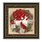 Homeroots Cardinal Wreath Black Framed Wall Art 572021 - alternate 1