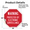 Signmission Warning Protected by Electronic Sur, 18 Inch X 18 Inch, Vinyl Decal OC-D-18-332 - alternate 3