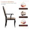 Leisuremod Madera Open Back Leather Dining Side Chair, Fully Assembled MCAWNR-18CP - alternate 4