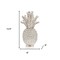 Homeroots 13" Silver Metal Decorative Pineapple 354781 - alternate 3