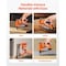 Vevor Pneumatic Staple Gun 20 Gauge for 50 Series Fine Wire Staples 1/2 in Crown MT5016S - alternate 7
