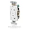 Leviton PlugsandRcptcls, 20A, 125VAC, Bl, Nylon, PK1 16352-2PB - alternate 2
