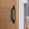 National Hardware 10'' Matte Black Charleston Interior Barn Door Pull N700-108 - alternate 3