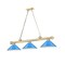 Z-Lite Cordon Heritage Brass 3 Light Billiard 2306-3HBR-MEB - alternate 5
