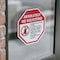 Signmission Absolutely No Soliciting No Politi, 4 inch X 4 inch, Vinyl Decal, 2PK OC-D-2PACK-4-18 - alternate 3
