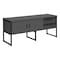 Monarch Specialties Office Credenza, 23.5 in D X 30 in W X Particle Board, Hollow-Core, Laminate, Mdf, Metal, Plastic, Grey I 7732 - alternate 2