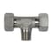 Brennan Industries Eight Male NPT, Branch Tee, Stainless D2601-S16-S16-08-SS - alternate 1