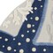 Homeroots 4' Navy Blue And Gray Round Starfish Indoor Outdoor Area Rug 546818 - alternate 6