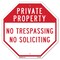 Signmission Private Property No Trespassing No, 10 Inch X 10 Inch, Aluminum Metal Signs OC-A-10-159 - alternate 1