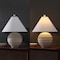 Jonathan Y Archer 21" Coastal Cottage Textured Resin/Metal Ridged LED Table Lamp, Antique White, 2PK JYL9205A-SET2 - alternate 6