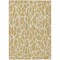 Homeroots 9' X 12' Gold And Ivory Geometric Washable Indoor Outdoor Area Rug 599284 - alternate 7