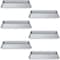 Amgood 13 in. x 18 in. Half Size Perforated Aluminum Bun / Sheet Pan, 6PK AMG PBP-19G-1813-6PK-Z - alternate 7