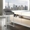 Armen Living Katherine 26in Counter Stool in Brushed Stainless Steel with Gray Faux Leather LCKABABSGRY26 - alternate 5