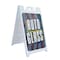 Signmission Auto Glass, A-Frame & 2 Decals Installed, Heavy-Duty Plastic Frame SBHD-D-2436-30343 - alternate 1