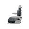 Uni Pro Seat + Backrest Cover Kit for 440 or 441 Seats, Black Endura Fabric 9122 - alternate 6