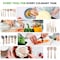 Nutrichef 75-Piece Non-Stick Pots and Pans Set, Complete Ceramic Cookware Set with Bakeware, Utensils, Knife NCCW75TBR - alternate 5