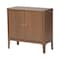 Bali & Pari Latifa Storage Cabinet, 2-Door Accent Cabinet with Rounded Edges and Metal Door Pulls 271-14789-ZORO - alternate 1