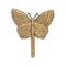 Homeroots 5" Gold Cast Iron Butterfly Wall Hook 612070 - alternate 6