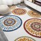 Jonathan Y Circus Medallion High-Low Red/Blue 5 ft. x 8 ft. Indoor/Outdoor Area Rug AMC106A-5 - alternate 5
