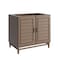 James Martin Vanities Portland 36" Single Vanity, Whitewashed Walnut, w/ 3 CM Phantome Eclos Top 620-V36-WW-3PHT - alternate 4