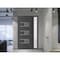 Vdomdoors Front Exterior Prehung Metal-Plastic Door, Manux 8933 Antracite Grey, Side Sidelite Transom, Office MANUX8933EXD-ANT-W36+16xH80-RH - alternate 3