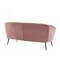 Homeroots 75" Coral Sofa With Black Legs 480909 - alternate 7